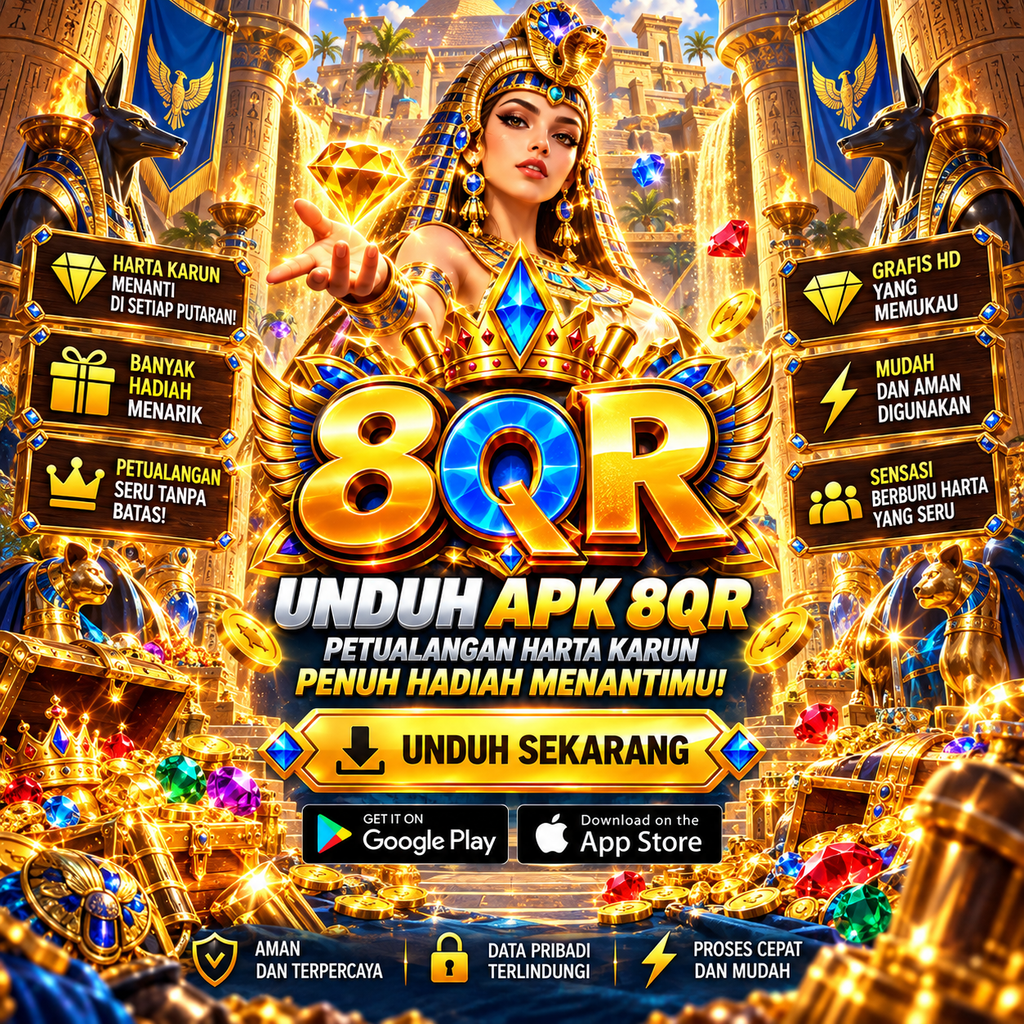 8QR APK bertema Fortune Jewel dengan petualangan harta karun dan permata